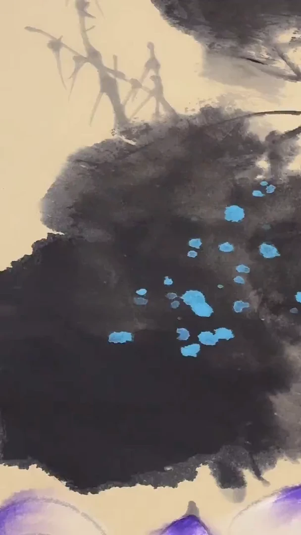 国画王炳杰手绘绘画作品16-23