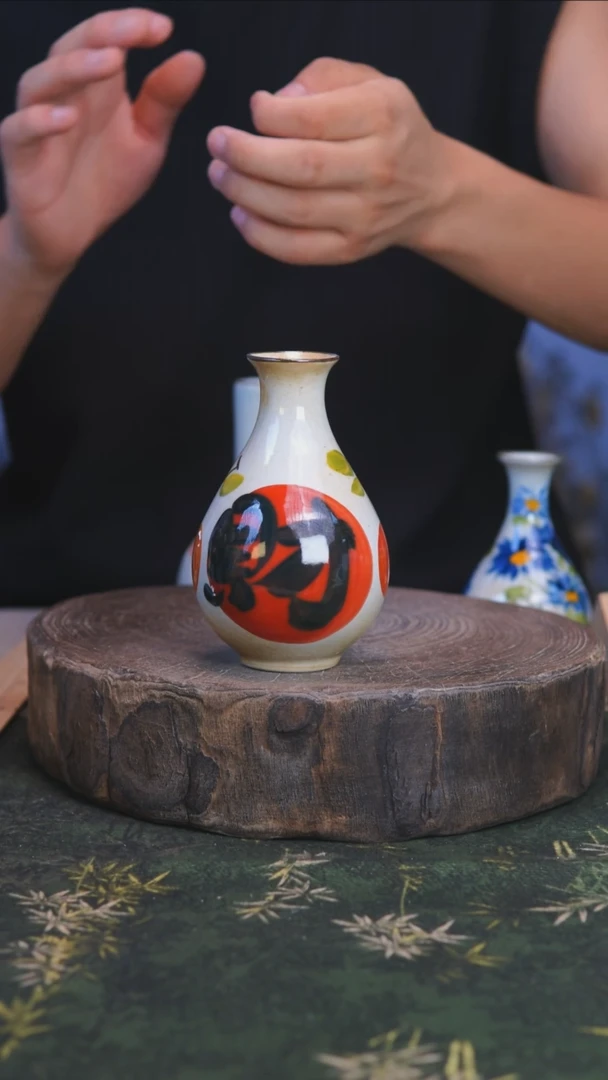 花瓶5景德镇高温釉下彩陶瓷