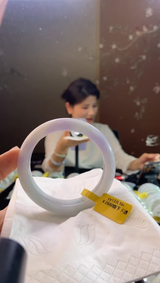 未镶嵌手镯翡翠圈口x56-57