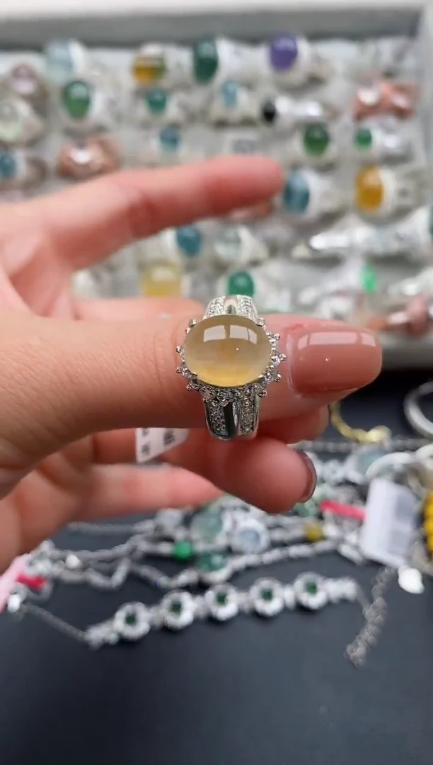 未镶嵌戒指翡翠666666+10