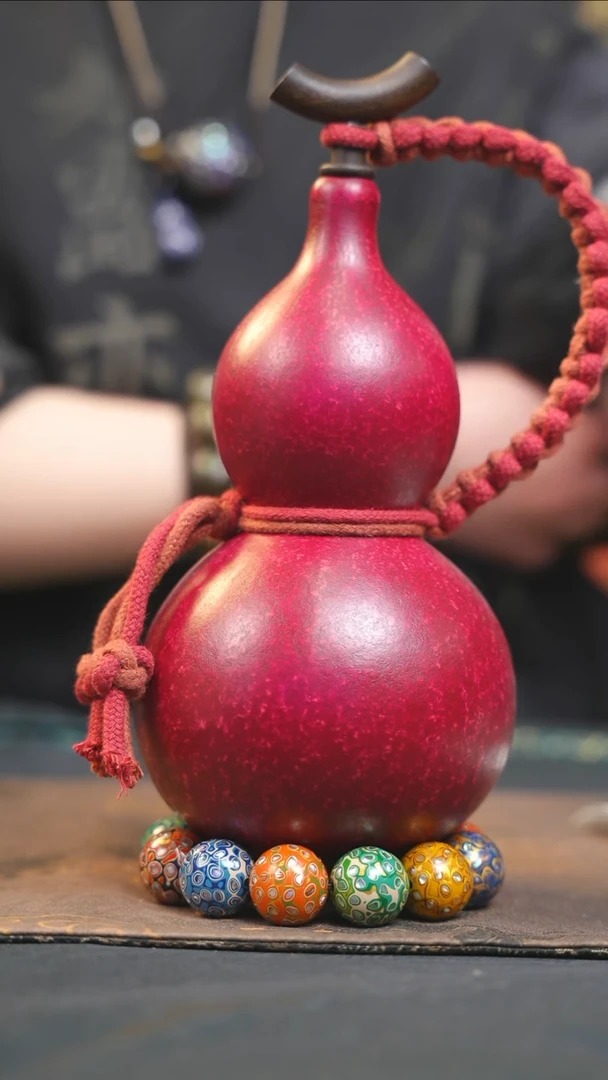 【闪购商品】YS179大漆酒葫芦不包手串及旋转底座