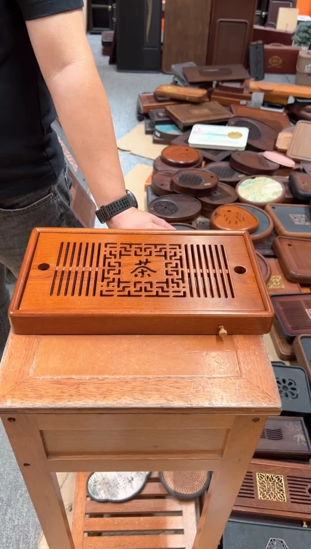 茶盘茶盘36*20花梨木茶盘