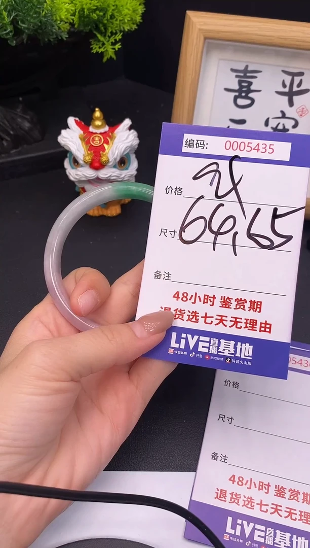 未镶嵌手镯翡翠0005435