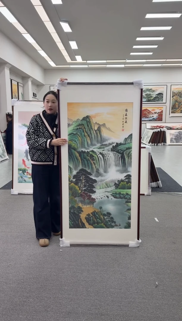 国画手绘 源远流长  172*85