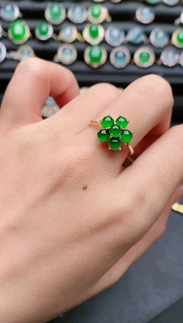 【闪购商品】翡翠戒指银S925镶嵌11111111