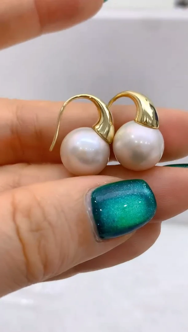 【闪购商品】淡水珍珠耳饰银S925镶嵌118