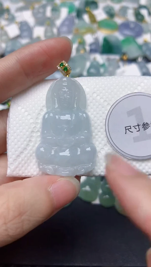 颈饰未镶嵌翡翠天然缅甸A货翡翠