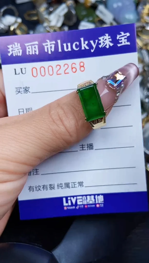 翡翠银S925镶嵌颈饰2268