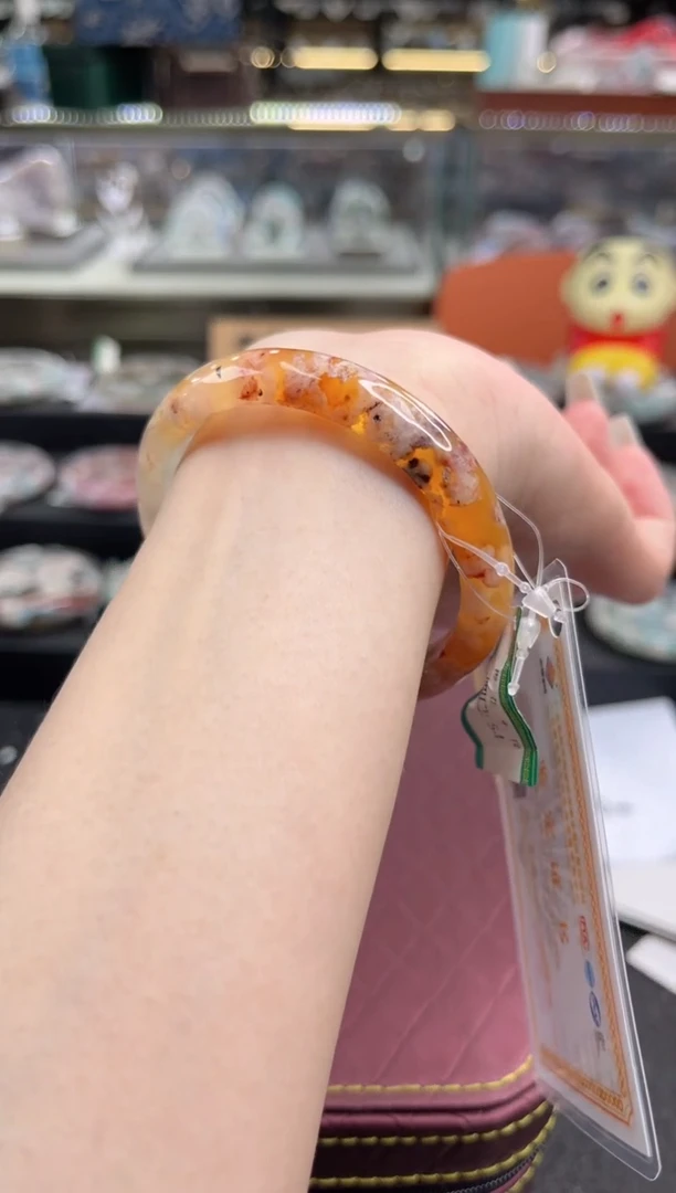 石英质玉手镯未镶嵌尘*丷圈口（赠品镯心）