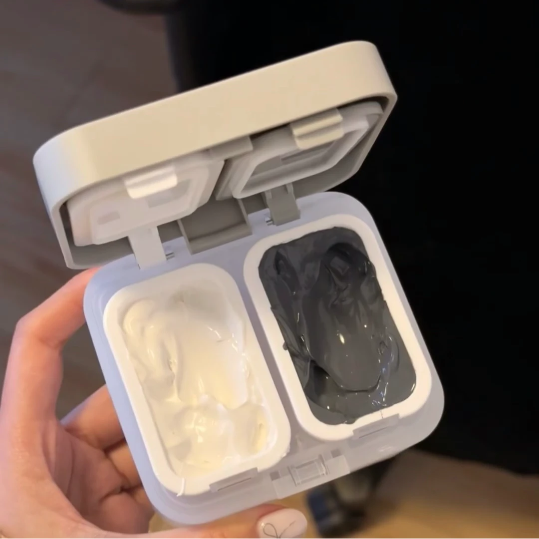 清洁双色保湿补水去黑头泥膜