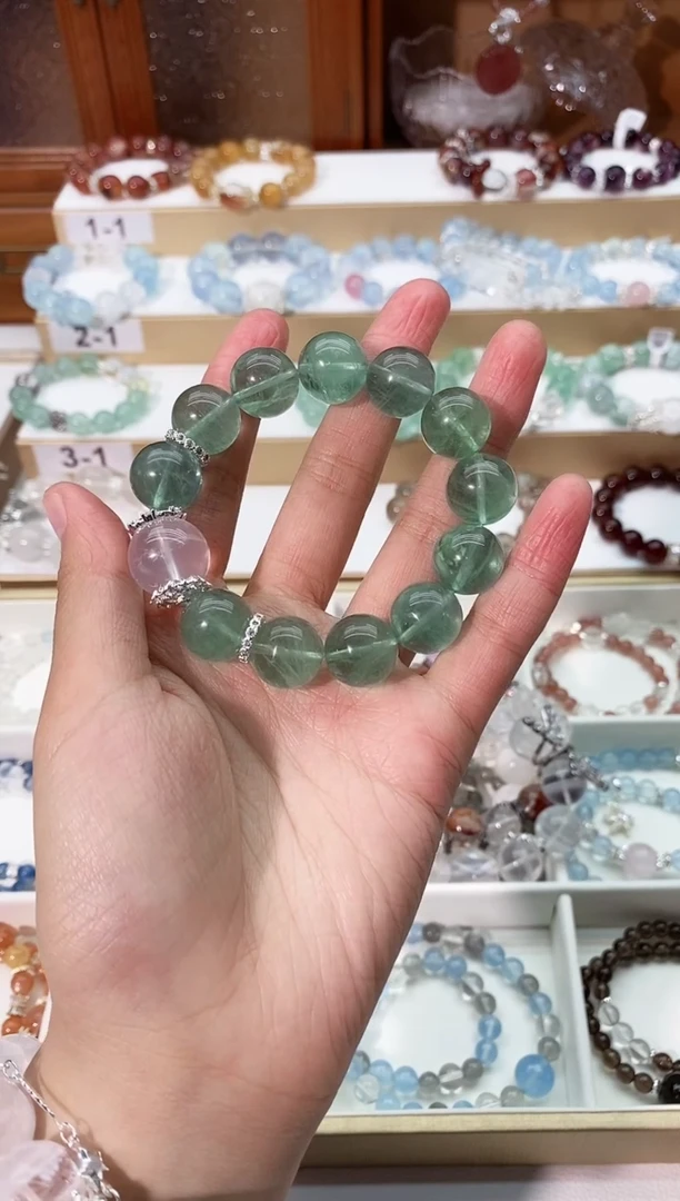 【闪购商品】水晶手串未镶嵌绿萤石手串