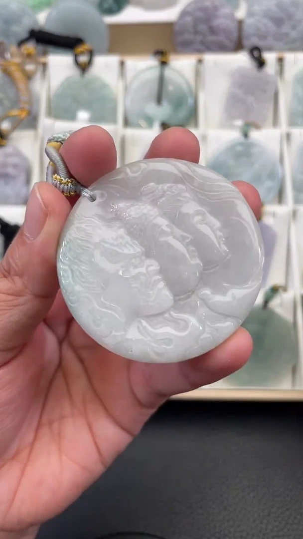 颈饰未镶嵌翡翠天然缅甸翡翠A货282