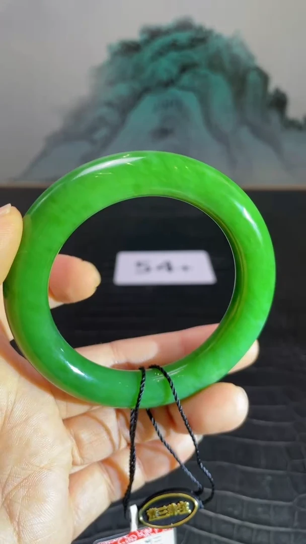 未镶嵌手镯和田玉（碧玉）幸**子54+