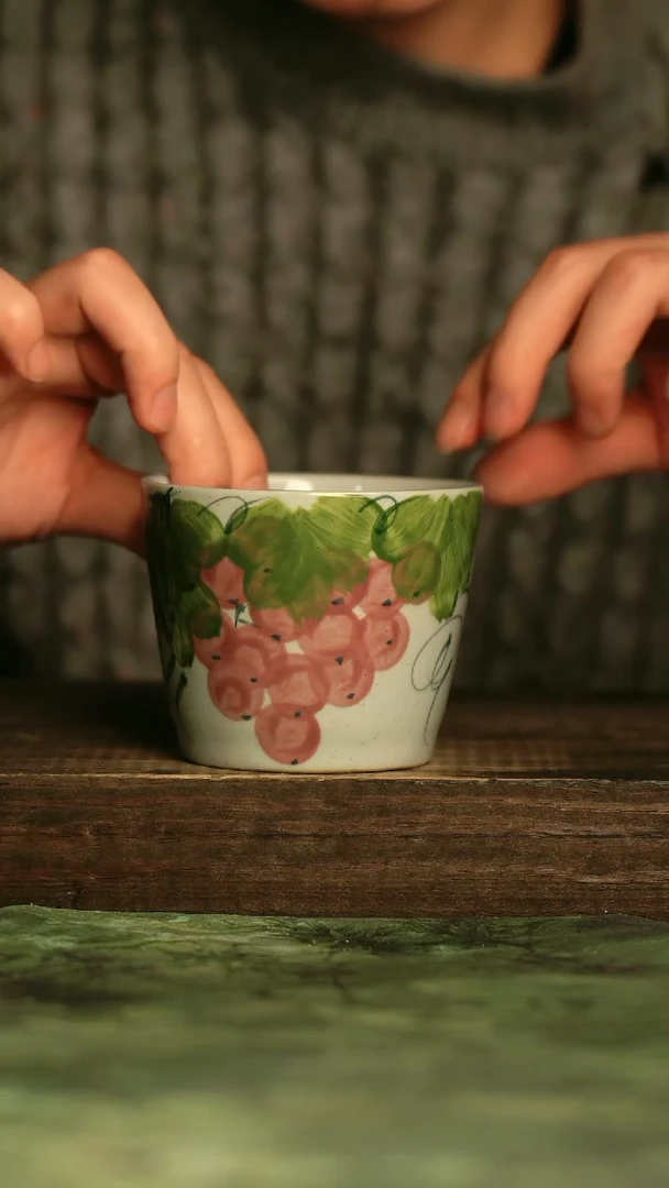 瓷器青诗集手工手绘瓷器