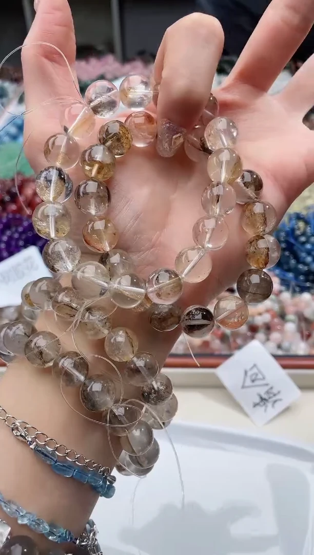 【闪购商品】水晶手链银S925镶嵌小树胶花630