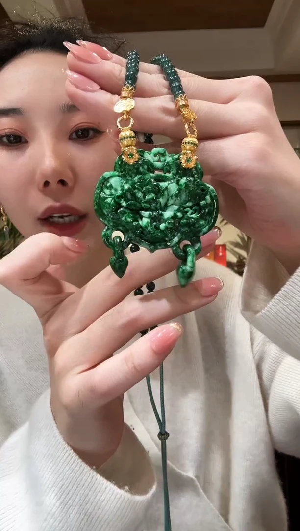 【闪购商品】翡翠颈饰未镶嵌国风