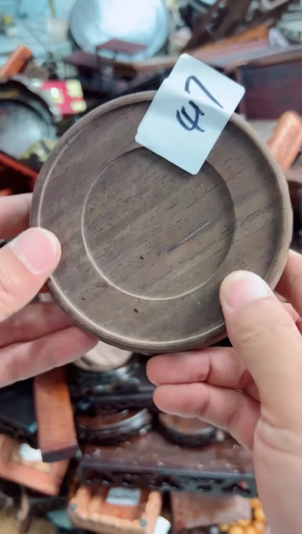 木417原色福利圆的底座花架摆件处理