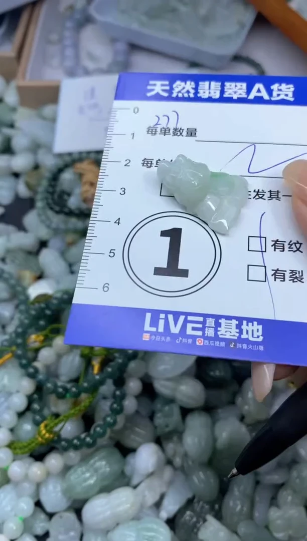 颈饰未镶嵌翡翠天然翡翠A货批量多样性发一件