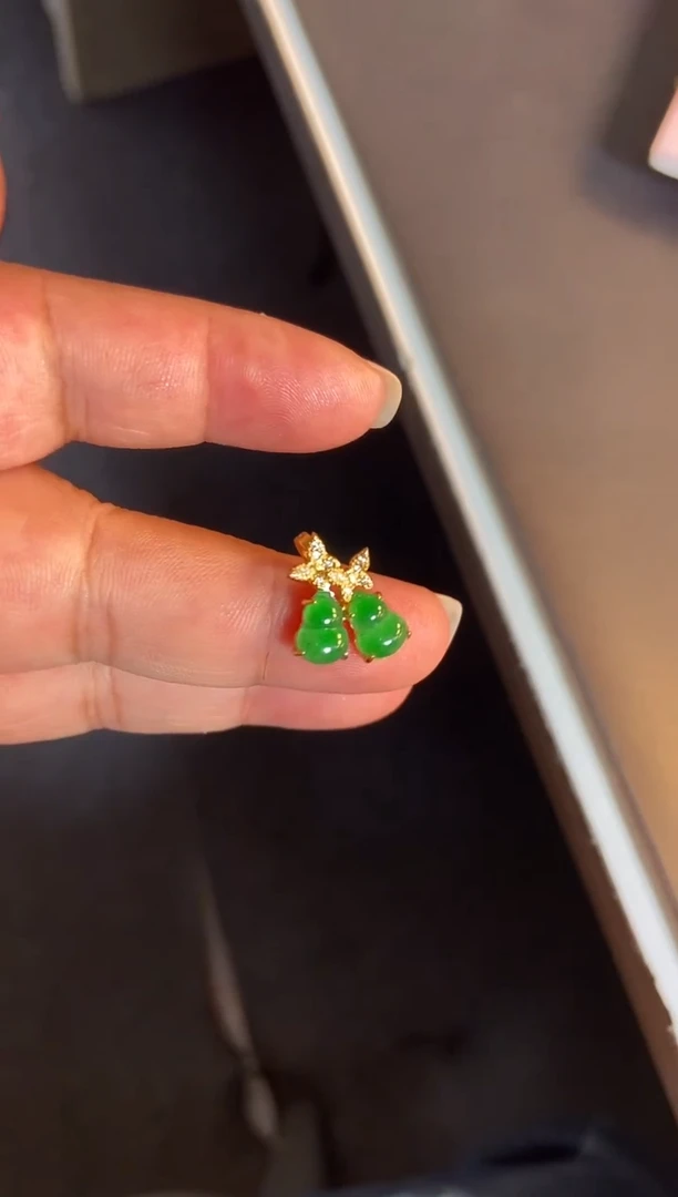 吊坠(不含链)银S925镶嵌翡翠1