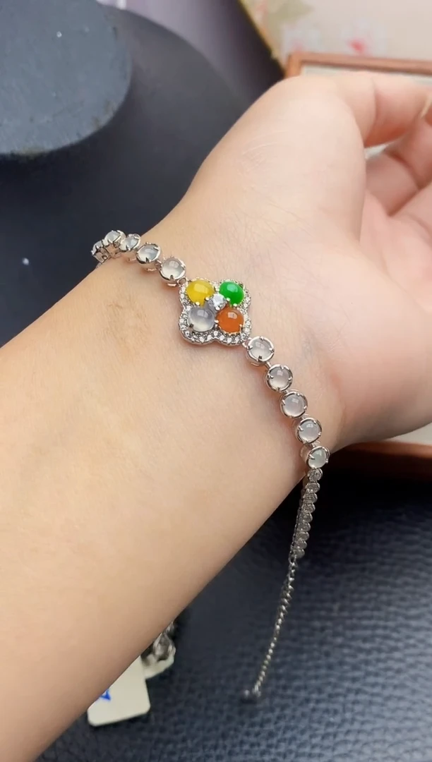 银S925镶嵌戒指翡翠3127