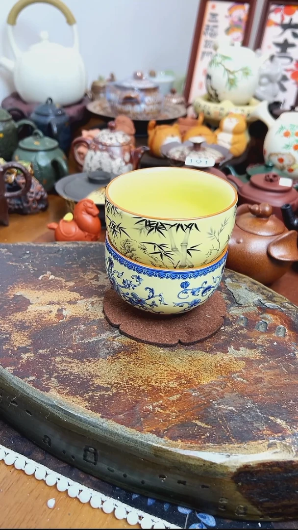 【 茶瓷物语】两个茶杯