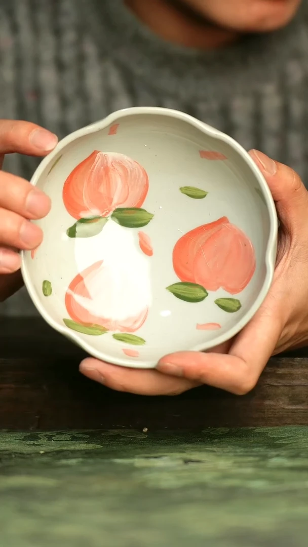 青诗集手工手绘瓷器