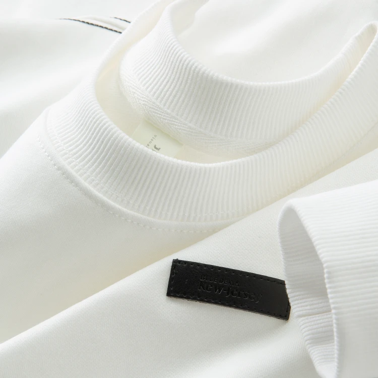 姆尔丘顿MERCUTON秋冬季套头长袖卫衣男士重磅美式无帽内搭打底衫