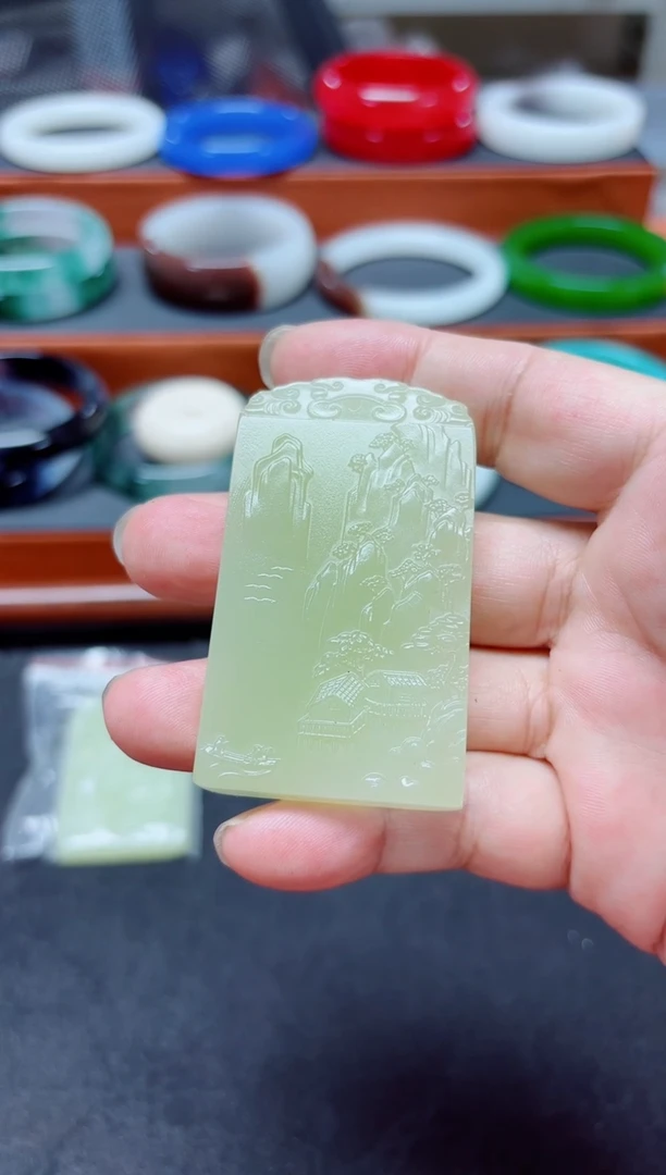 1015号青色精品吊坠