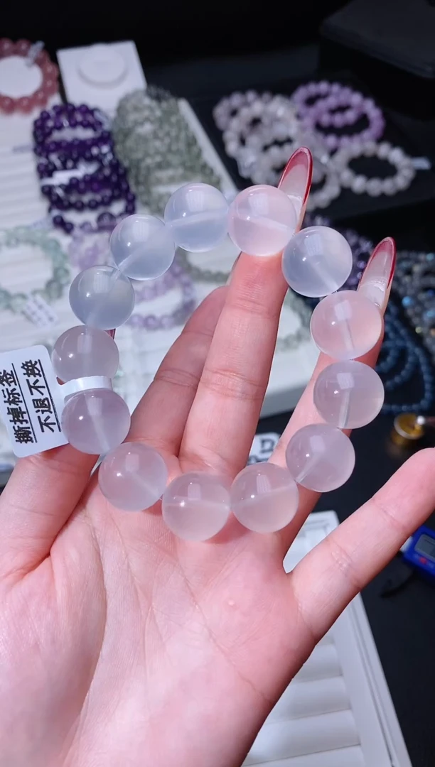 【闪购商品】萤石手链未镶嵌121.50奶白萤石手串