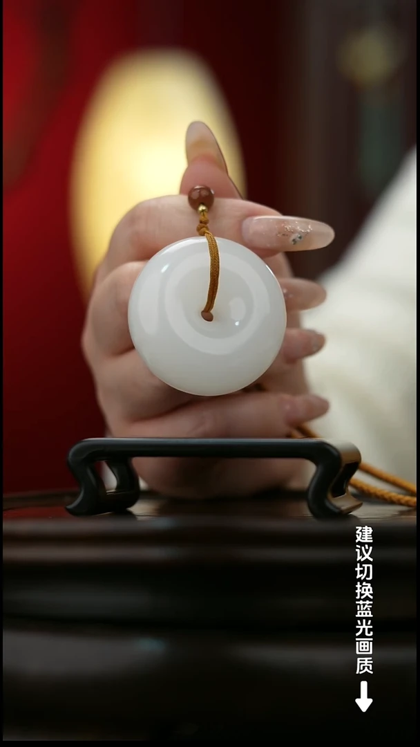 玉【平安扣】天然玉石手把件