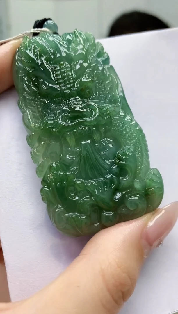 【闪购商品】定制翡翠未镶嵌5152jw-毛货挂件25