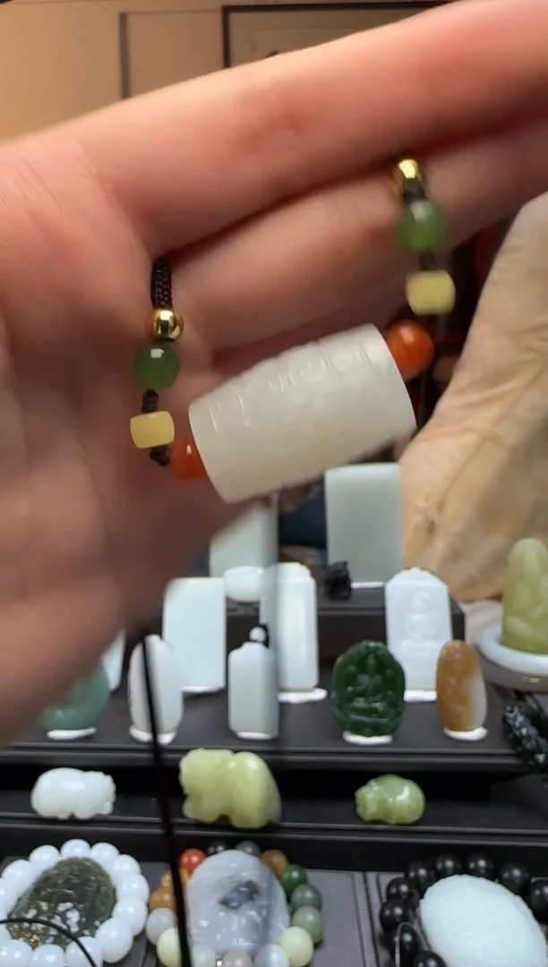 【闪购商品】和田玉白玉回纹未镶嵌吊坠