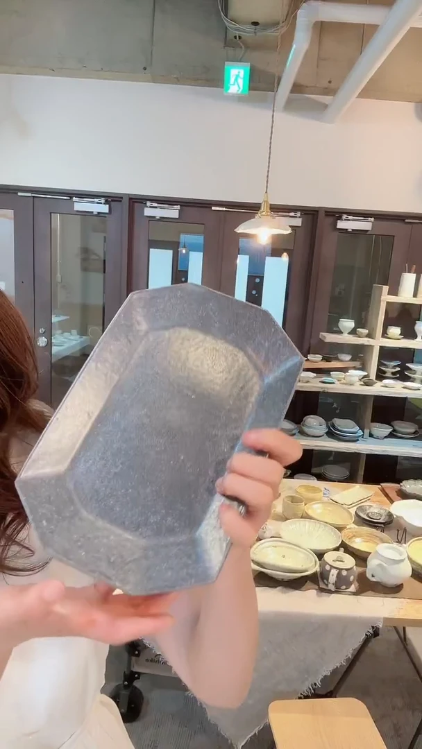 盘【古谷】24灰八角平*1个(黑点随机)