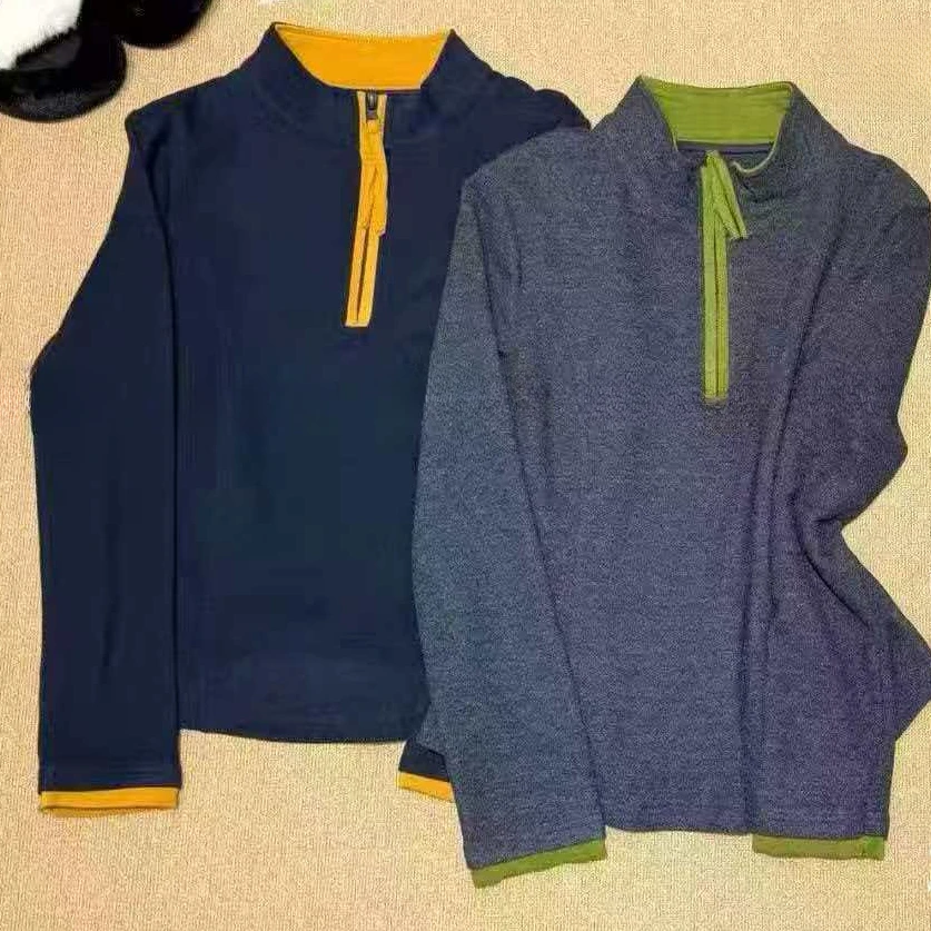 女款半拉链百搭打底衫 41-6015