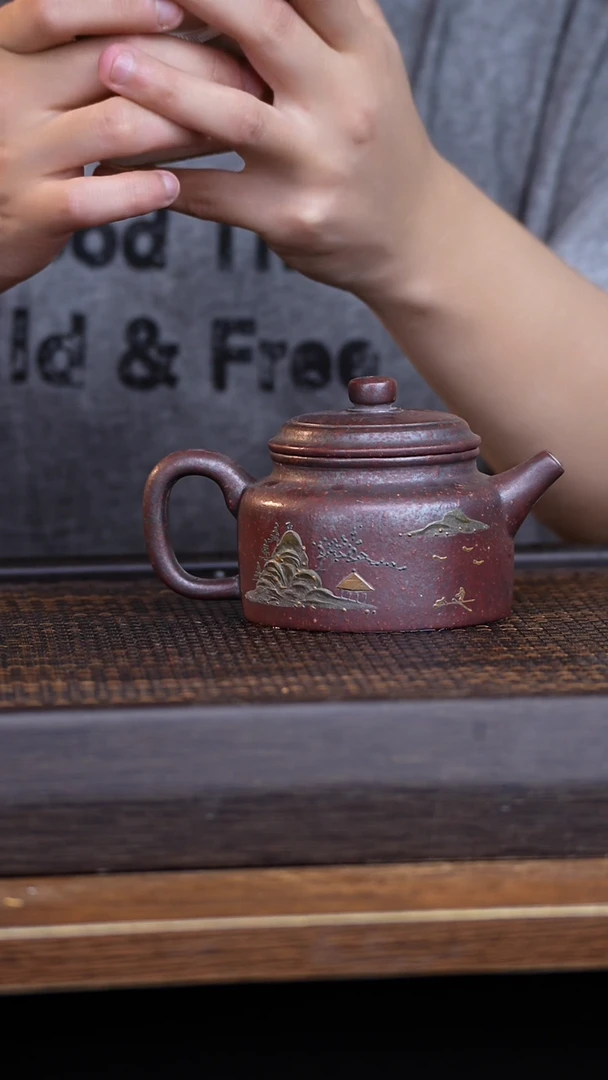 茶壶紫砂宜兴手工原矿紫砂壶001