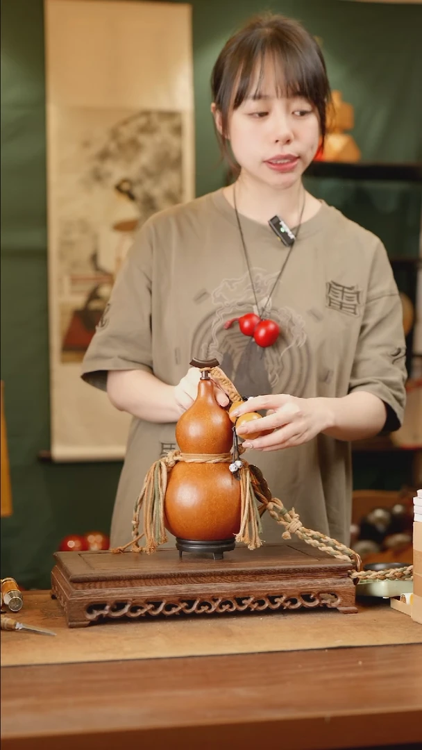 265号精品天然大漆酒葫芦一物一拍~