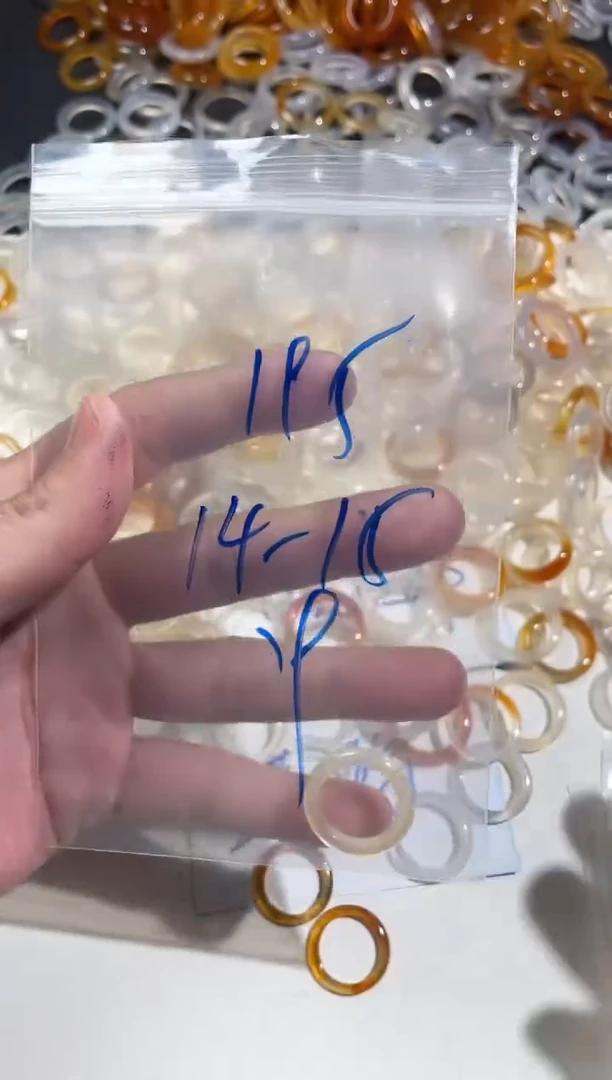 【闪购商品】玛瑙/玉髓戒指未镶嵌195