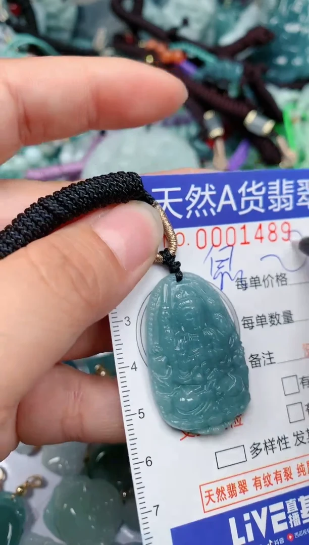 翡翠未镶嵌颈饰...0001489