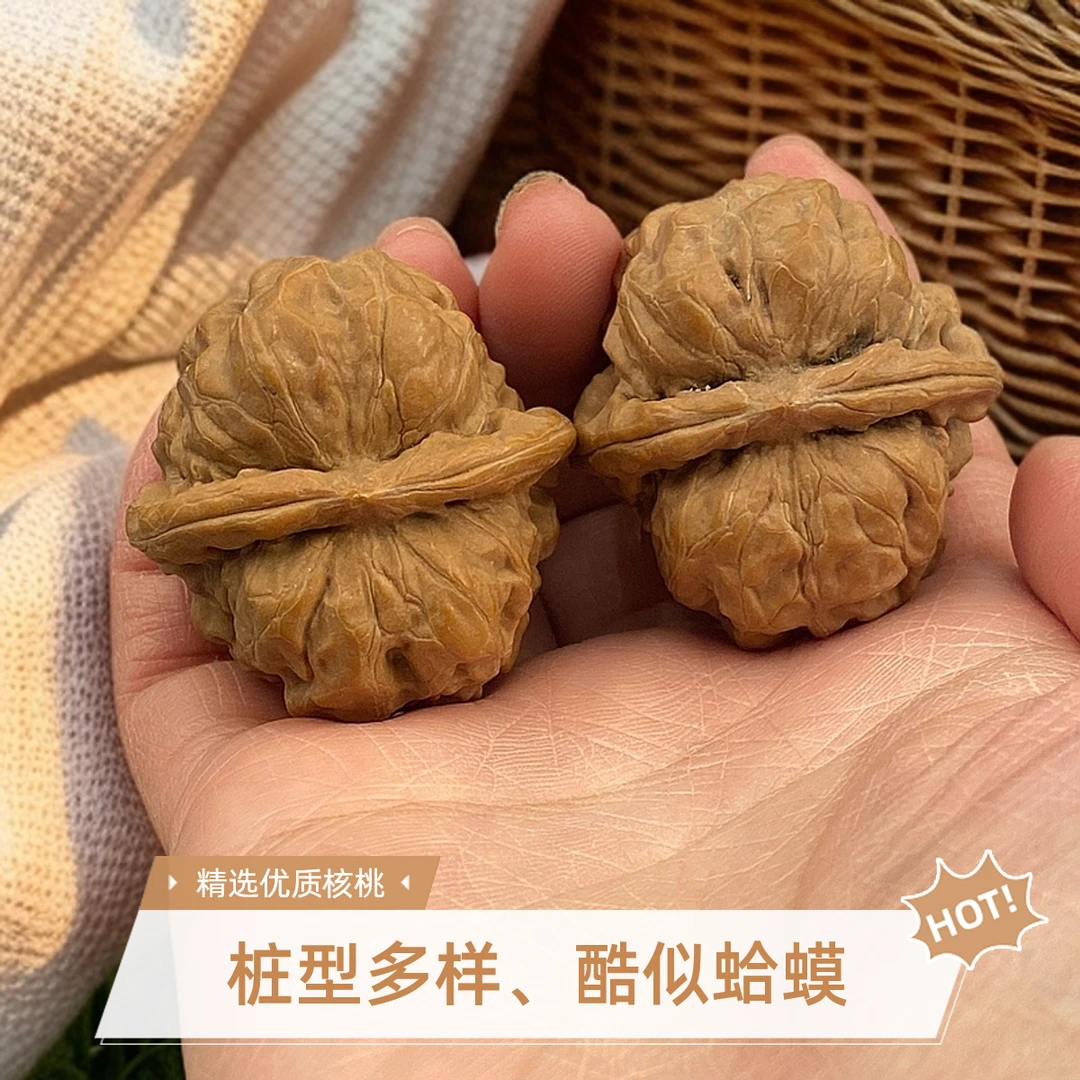 编号007开背蛤蟆头文玩核桃矮桩闷尖老树延庆金蟾手玩收藏级