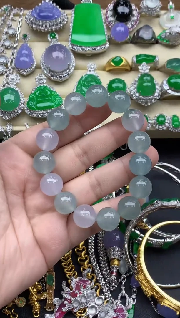 未镶嵌手链翡翠691-春日珠宝