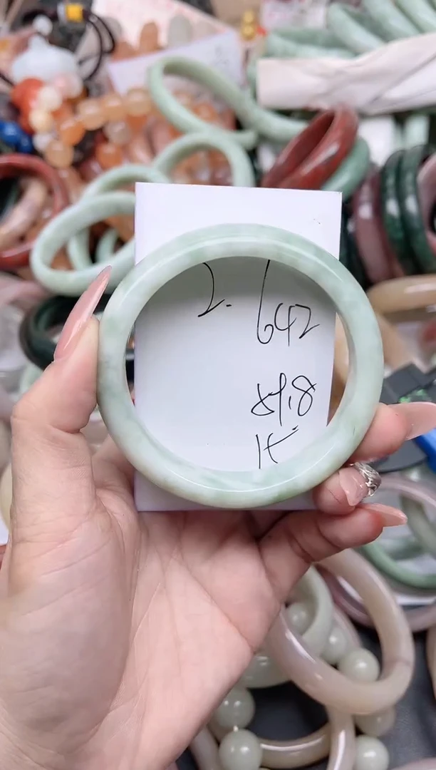 未镶嵌手镯石英质玉642