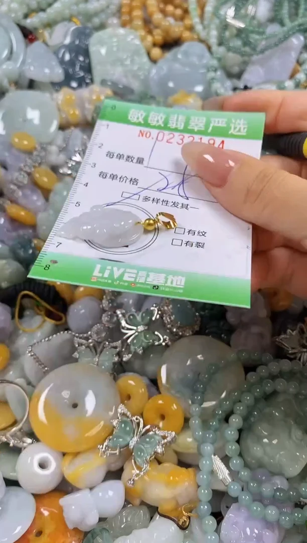 翡翠未镶嵌颈饰闪购0232194多样性发其一