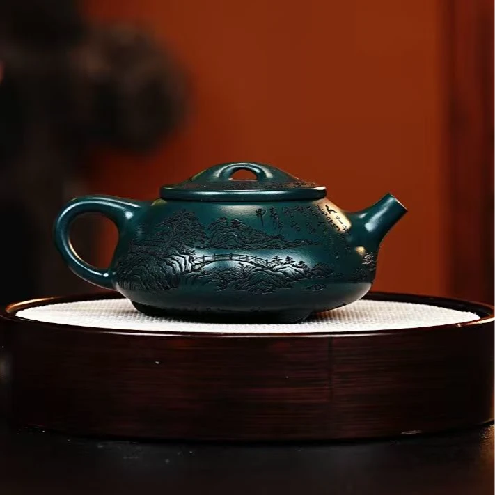 宜兴紫砂 景舟石瓢 苏门答腊青 李雨瑶 h441