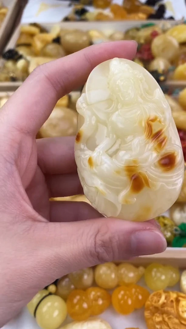 裸石琥珀未镶嵌天然琥珀蜜蜡