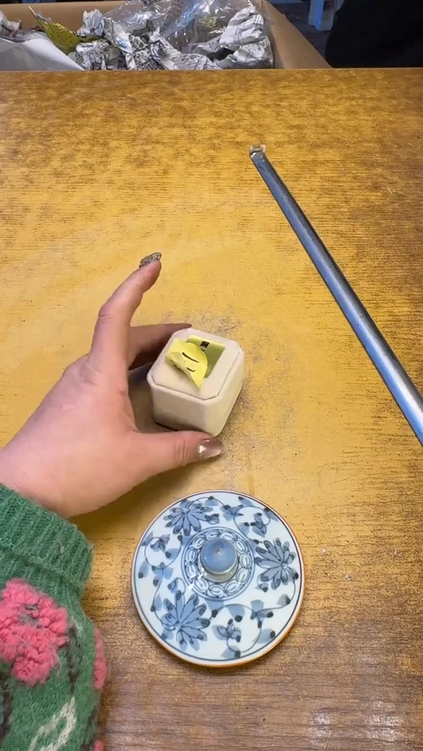 【闪购商品】其他瓷器瓷老破旧141蝴蝶戒指