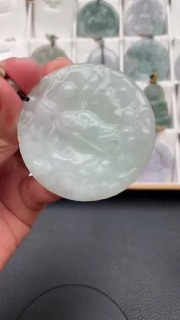 颈饰未镶嵌翡翠天然缅甸翡翠A货232