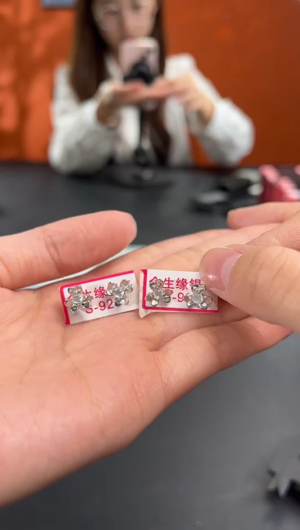 银S925镶嵌翡翠耳饰边城刀客/002122r/多样性发一