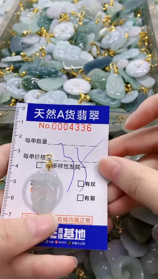 颈饰未镶嵌翡翠天然A货翡翠