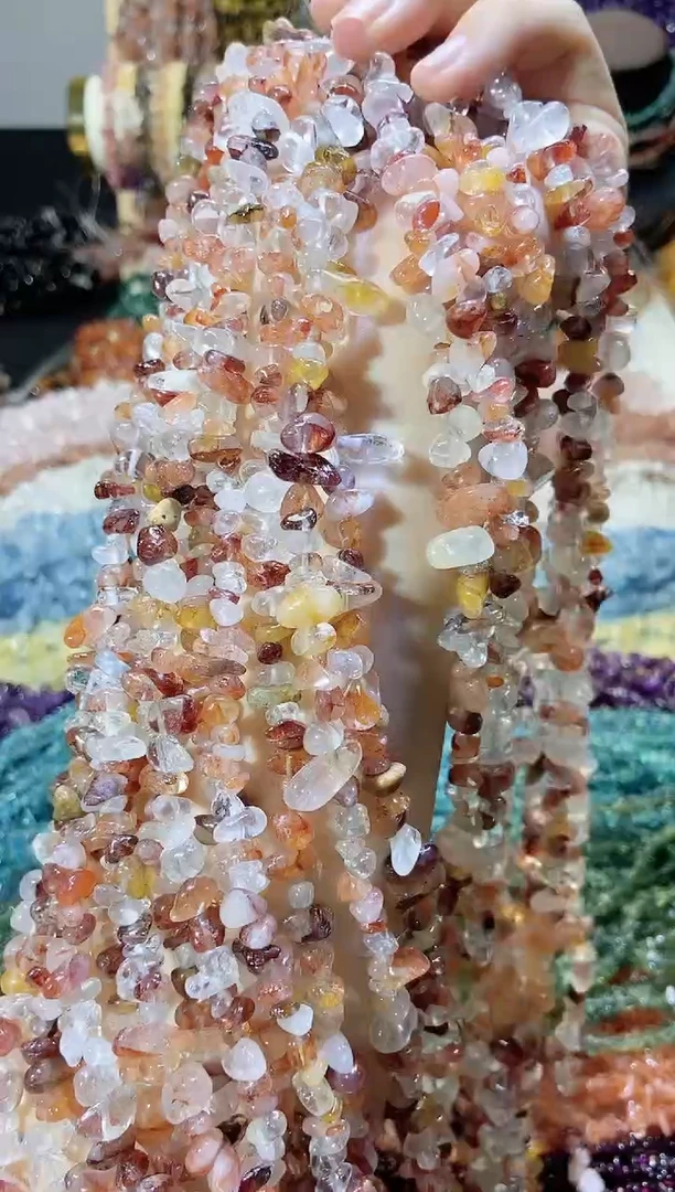 未镶嵌珠宝半成品水晶红胶花