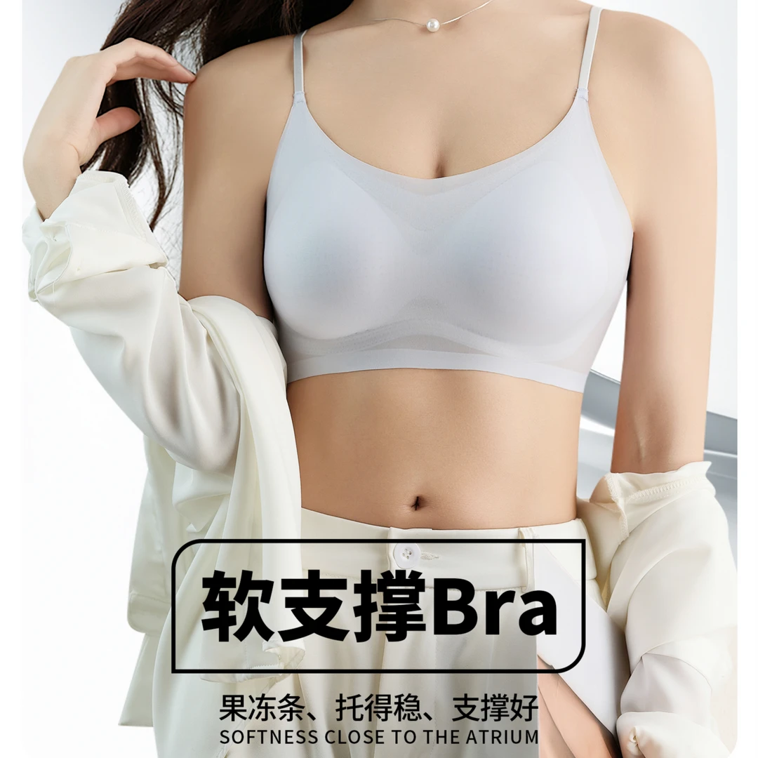 维多利亚性感软支撑女士内衣薄款无痕舒适透气超薄款调整型文胸